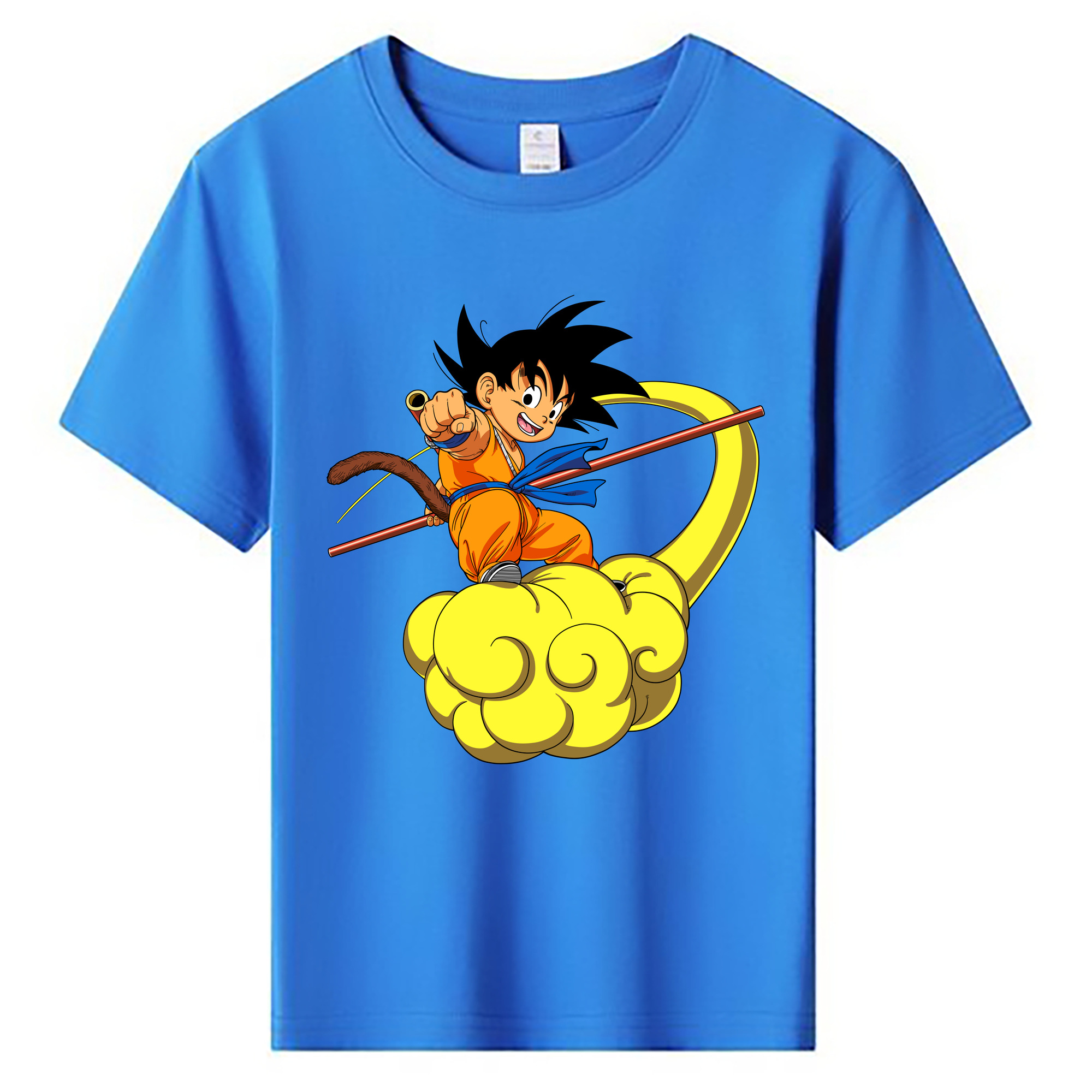 （画像用） ドラゴンボール 孫悟空（そん ごくう）Son Goku カカロット DRAGON BALL Kakarotto 綿100％キッズTシャツ（フロントプリント）